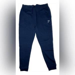 Gymshark Crest Joggers | Navy Blue | Large